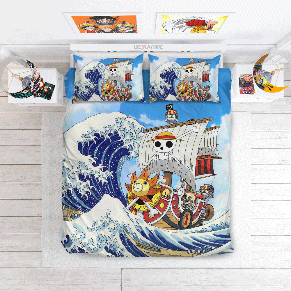 Thousand Sunny Kanagawa Great Wave Edition Bedding Set