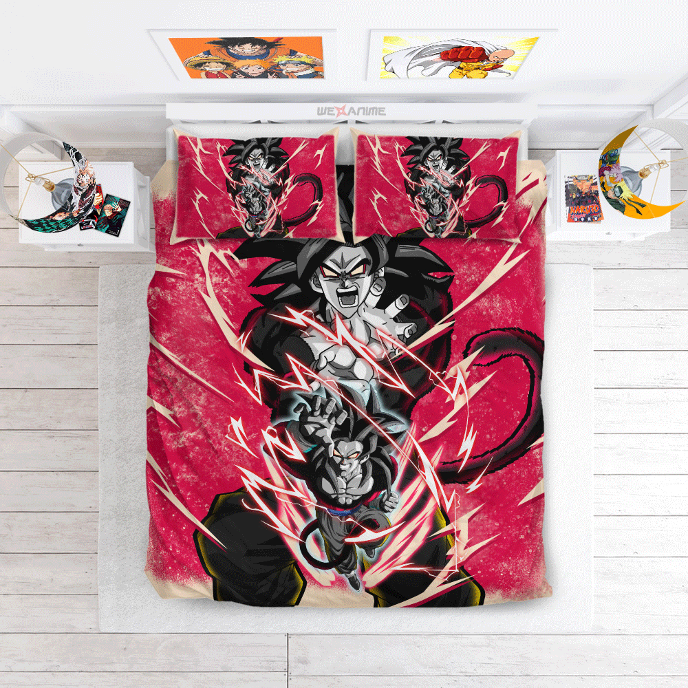 Goku Super Saiyan 4 Custom Bedding Set