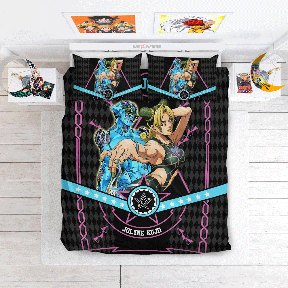 Jolyne Kujo Polyester Duvet Cover Set