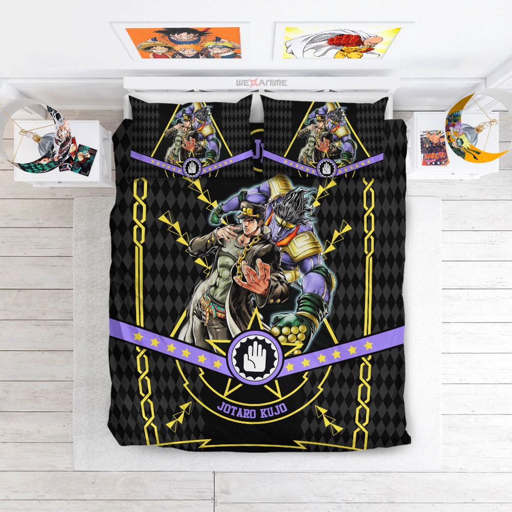 Jotaro Kujo Polyester Duvet Cover Set