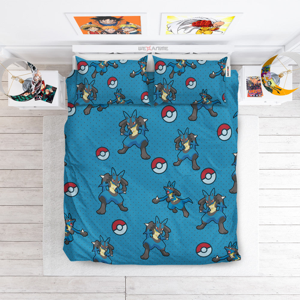Lucario Polyester Duvet Cover Set