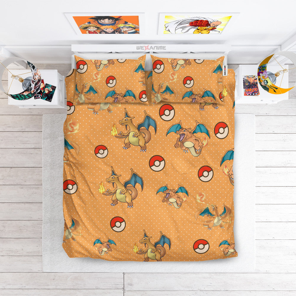 Charizard Polyester Duvet Cover Set