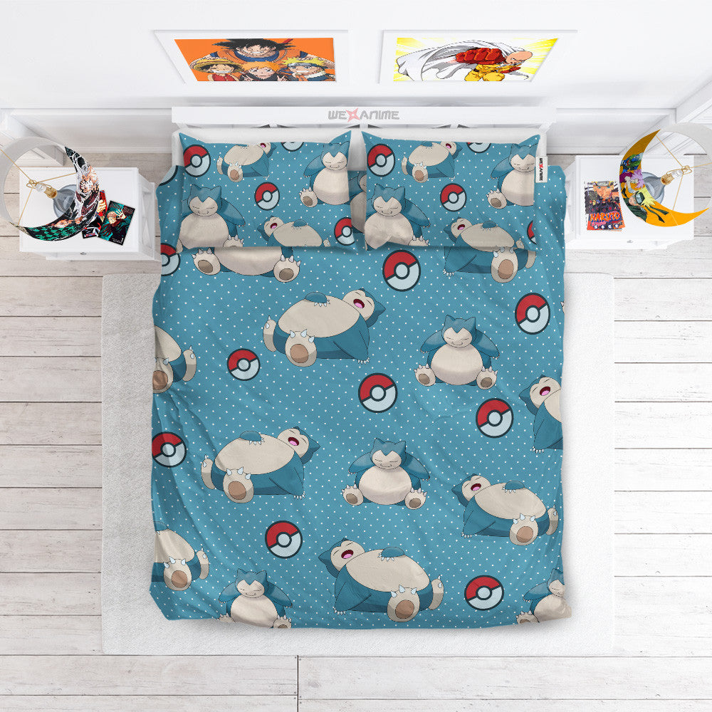 Snorlax Polyester Duvet Cover Set
