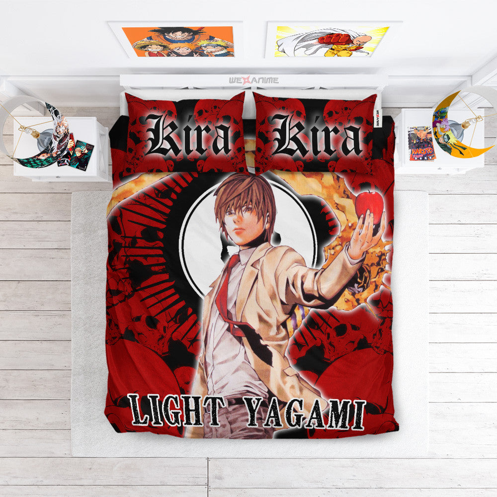 Light Yagami Polyester Duvet Cover Set