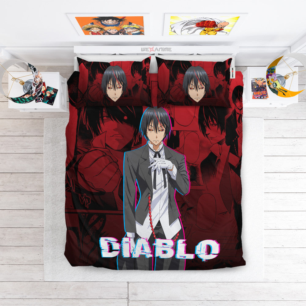 Diablo Polyester Duvet Cover Set
