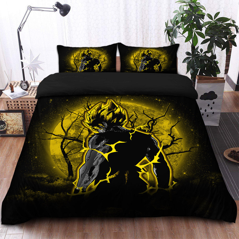 Goku Super Saiyan Dragon Ball Moonlight Bedding Set