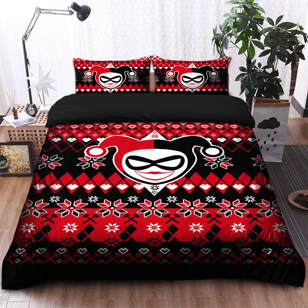 Harley Quinn Christmas Bedding Set