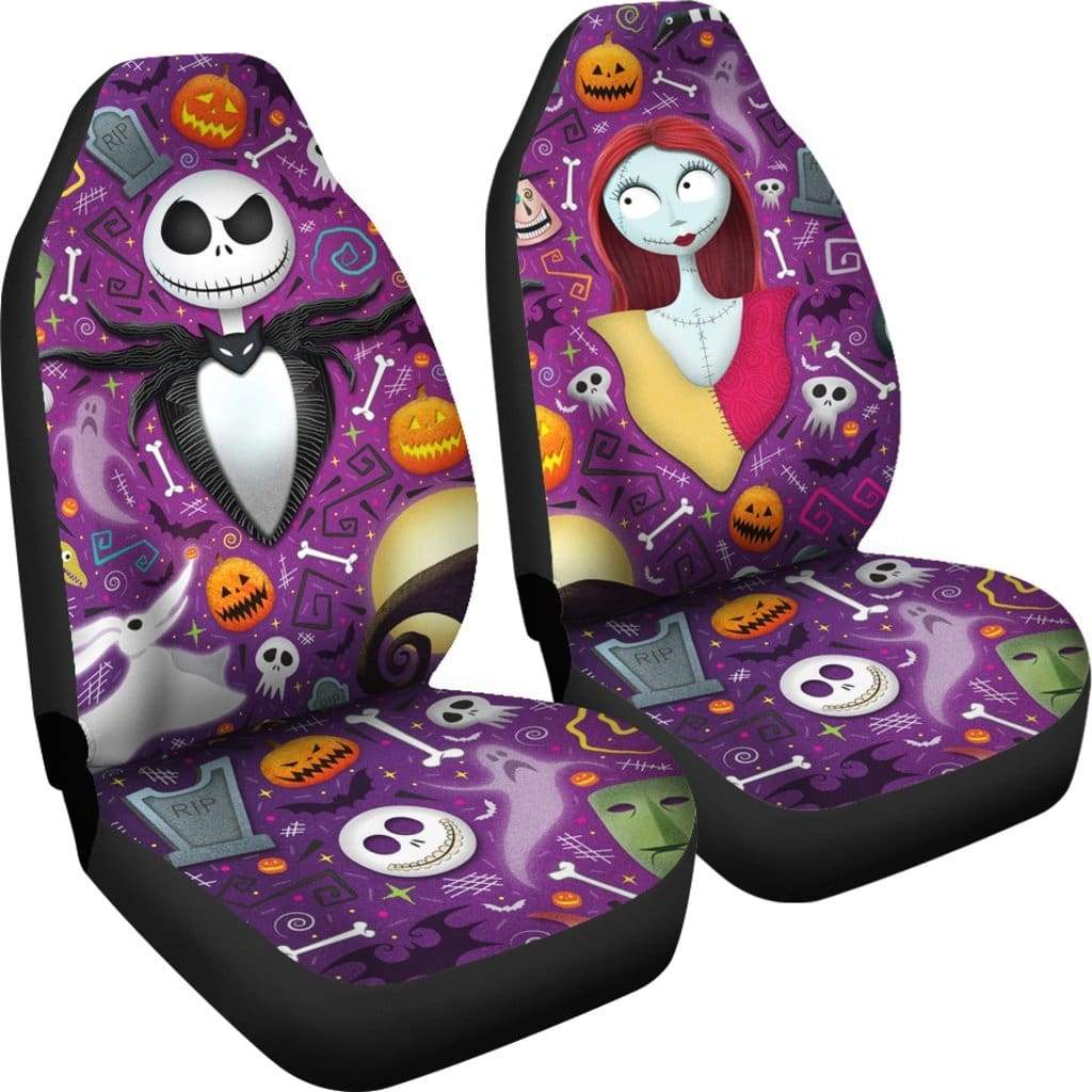 Jack Skellington Sally Car Seat Covers