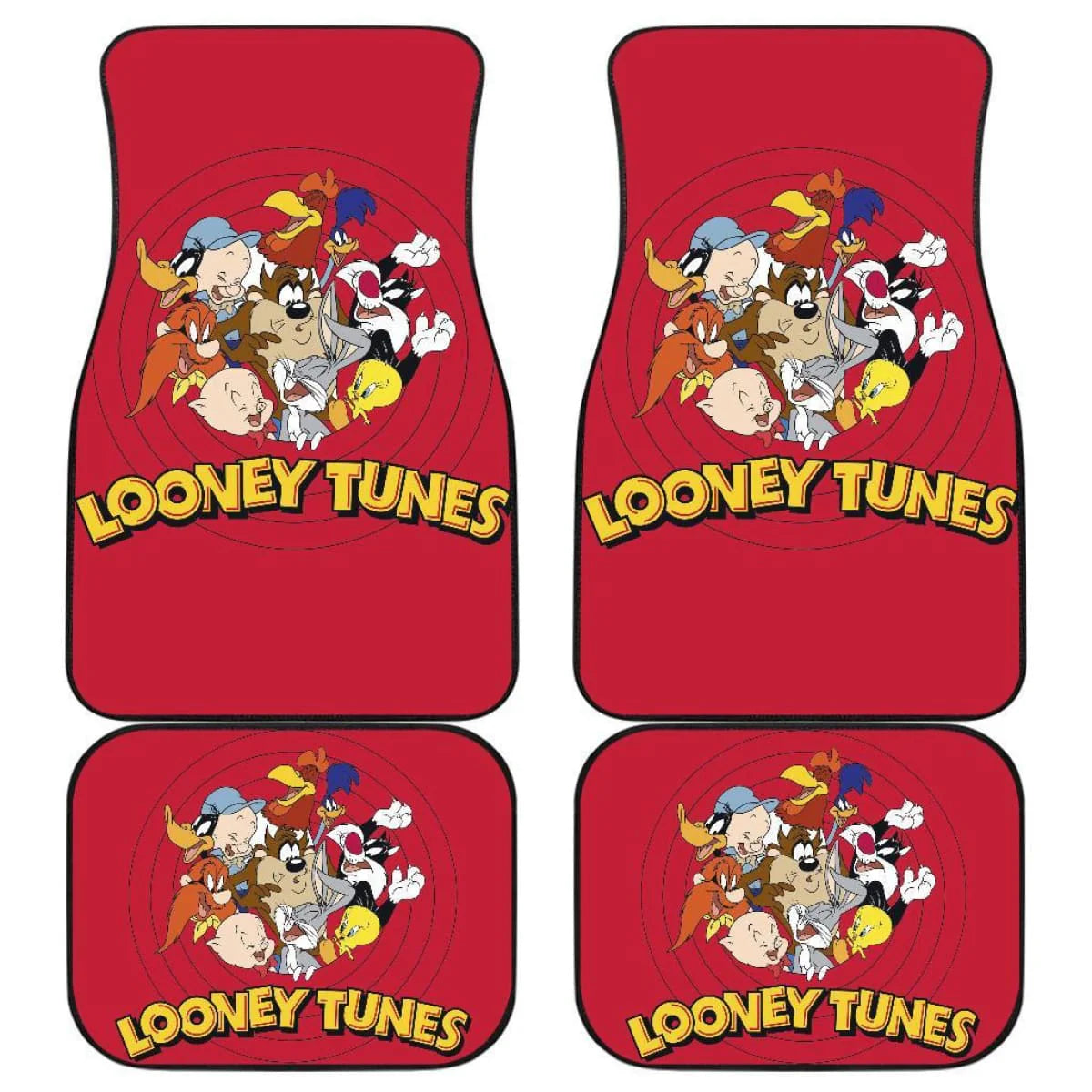 Looney Tunes Car Floor Mats All Happy Looney Tunes Characters Car Mats