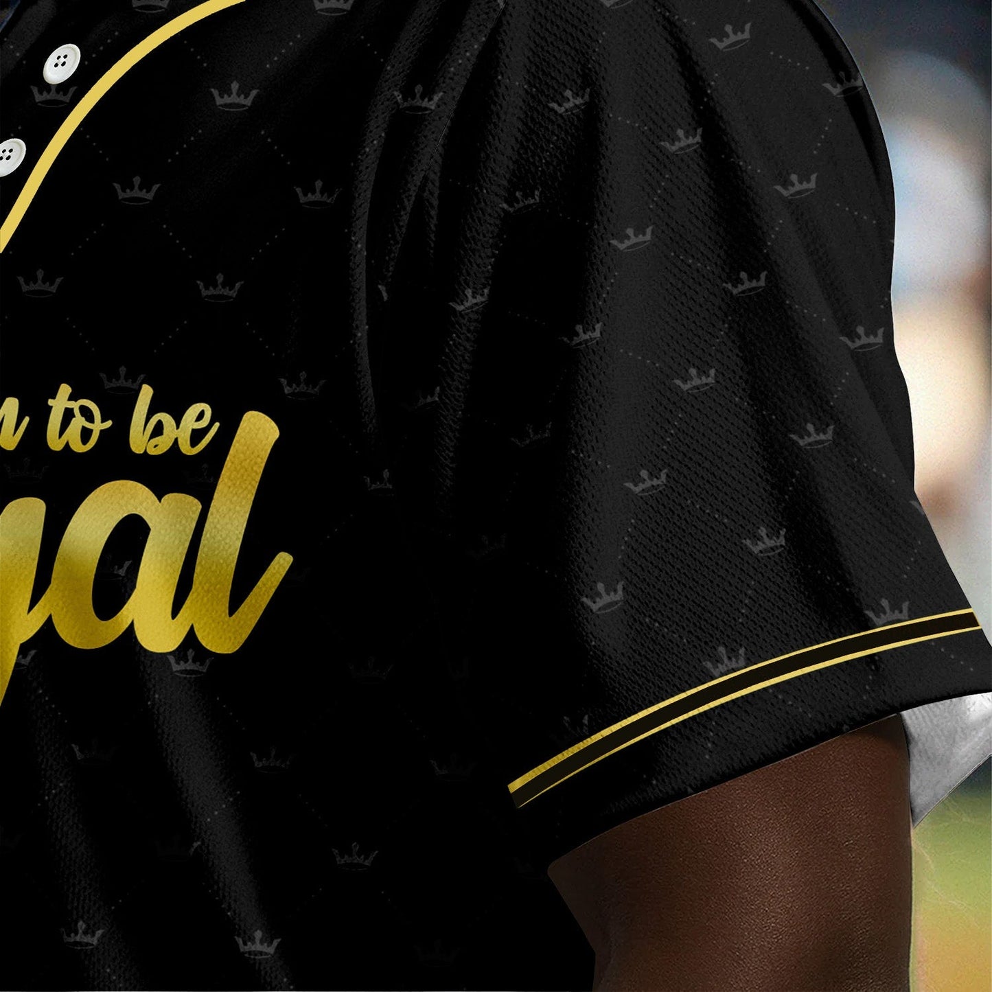 Strong Powerful Confident King Blessed Unique - African American Baseball Jersey - Gift for Black Dad, Grandpa, Husband
