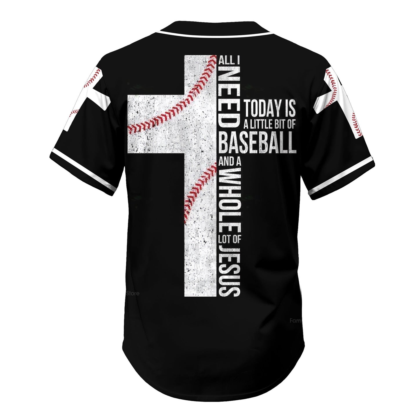 Jesus - All I Need Today Is A Whole Lot Of Jesus Baseball Tee