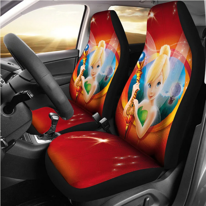 Tinker Bell Car Seat Covers Tinker Bell And The Sceptre Seat Covers Orange