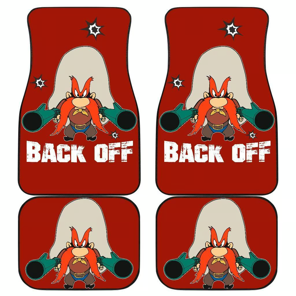 Looney Tunes Car Floor Mats Looney Tunes Yosemite Sam Back Off Car Mats
