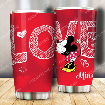 Unifinz DN Tumbler Smack MN Mouse Couple Tumbler Cup Cute DN MN Mouse Travel Mug 2023