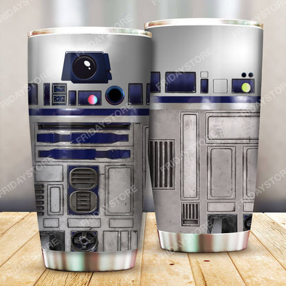 Unifinz SW Tumbler Star Wars R2D2 Costume Tumbler Cup Cute High Quality SW Travel Mug 2023