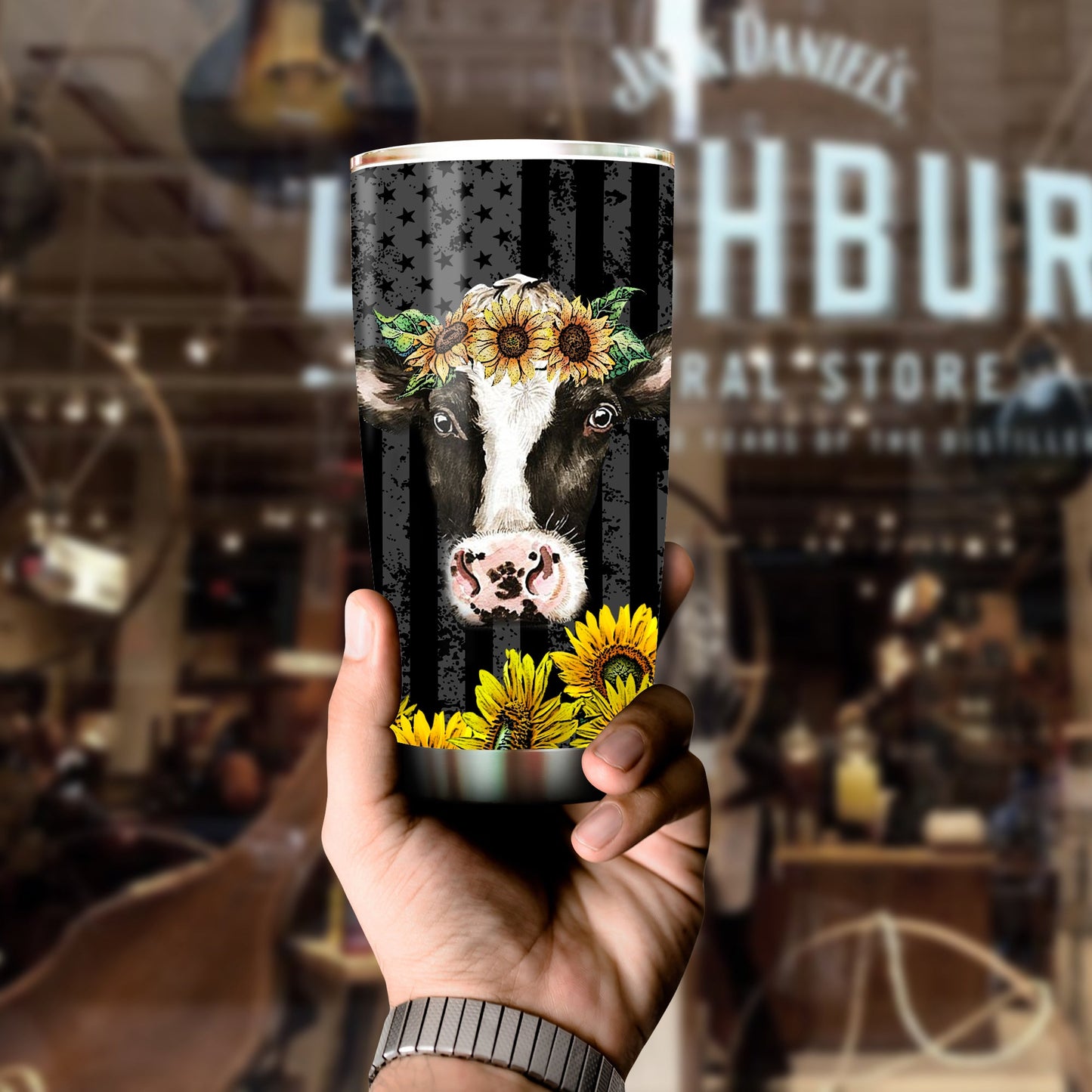 Unifinz Farmer Cow Tumbler Sunflower Cow Lover Tumbler Cup Awesome Farmer Travel Mug 2024