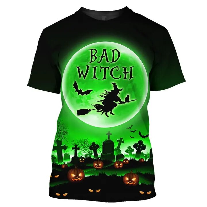 Halloween Shirt Halloween Bad Witch Green Black Hoodie Halloween Hoodie