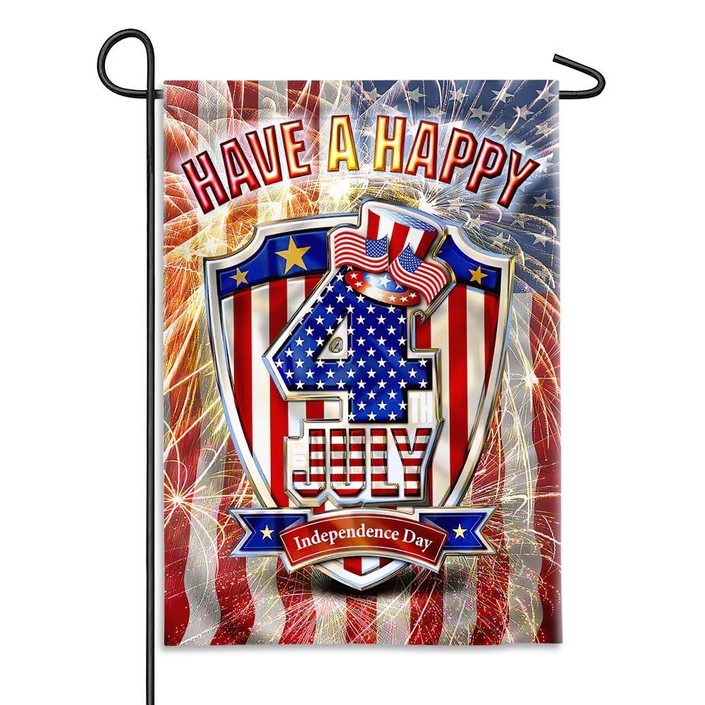 Unifinz 4th Of July Flags Have A Happy Independence Day Garden Flag Fourth Of July Flag 4th Of July Garden Flag 2022