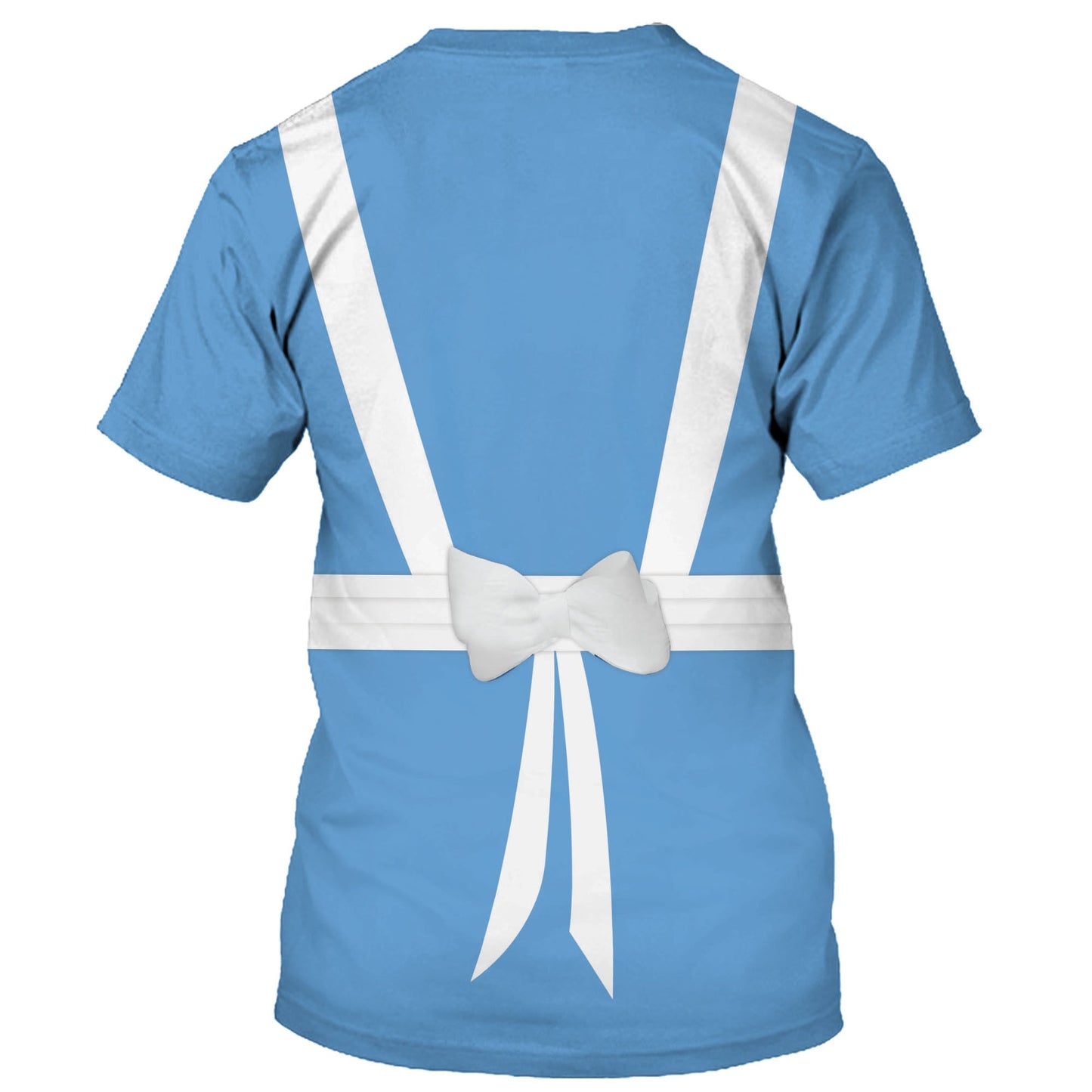 DN T-shirt Character Alice In Wonderland Costume T-shirt White Blue Unisex Adults New Release