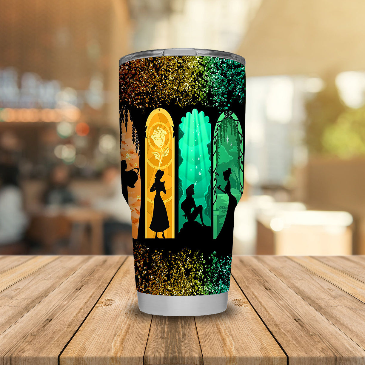 Unifinz DN Tumbler All Disney Princess Characters Art Tumbler Cup Cute High Quality DN PrincessesTravel Mug 2027
