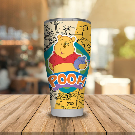Unifinz DN WTP Tumbler Adorable Winnie-the-pooh Tumbler Cup Cute High Quality DN WTP Travel Mug 2022