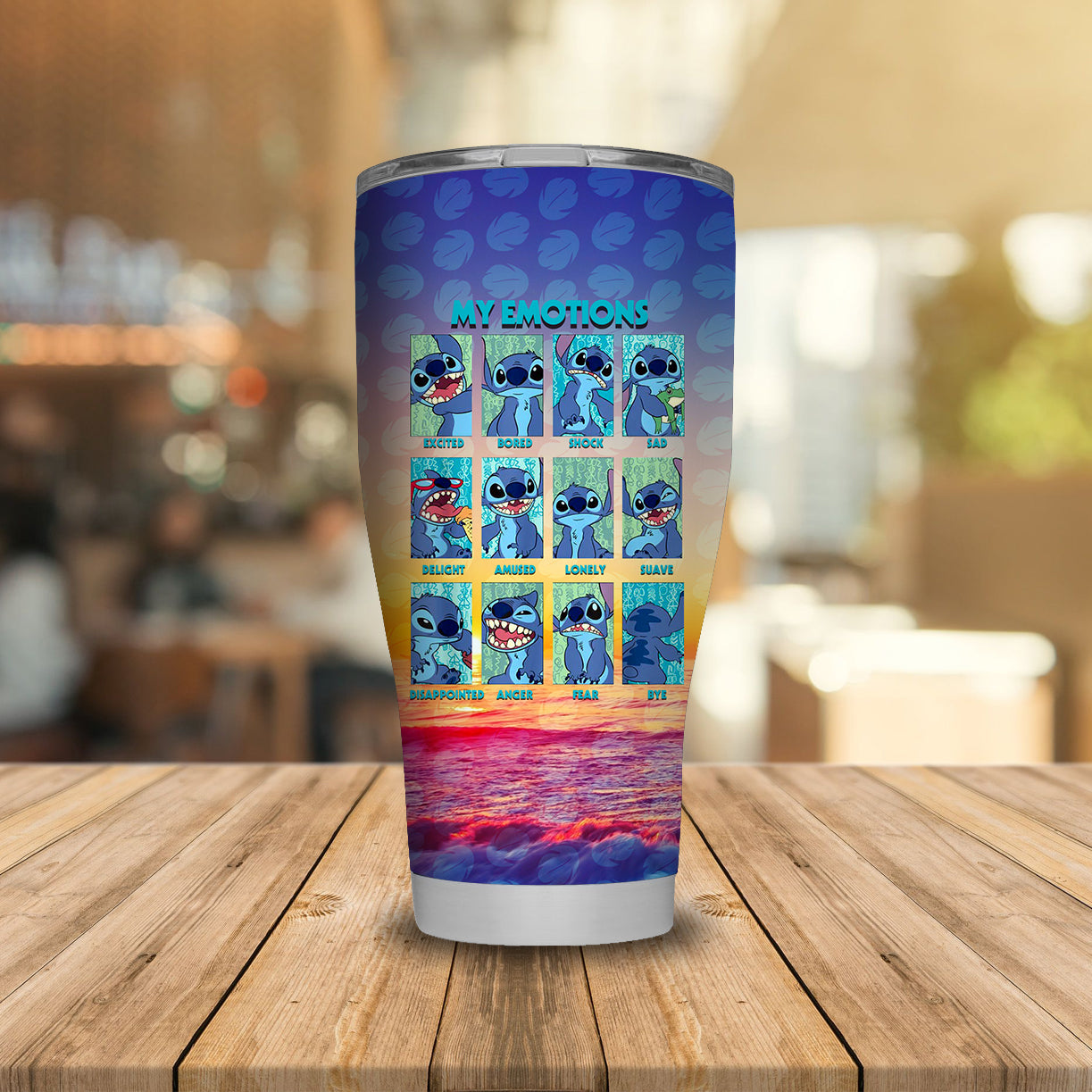 Unifinz DN Stitch Tumbler Stitch Emotions Don't Feel Like Being An Adult Tumbler Cup Cute High Quality DN Stitch Travel Mug 2026