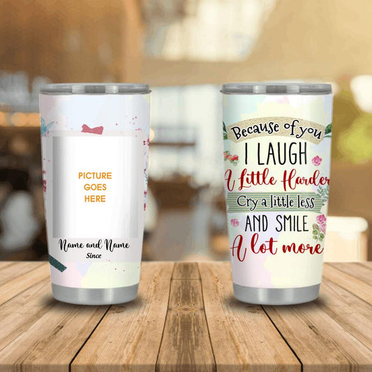 Personalized Sister Tumbler Cousins By Blood Because Of You Besite For Best Friends Custom Gift F150