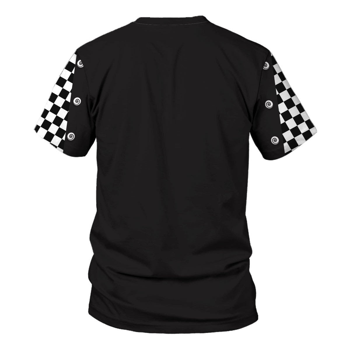 Halloween T-shirt Dark Mad Hatter Costume Black White Hoodie Halloween Costume Ful Print Full Size