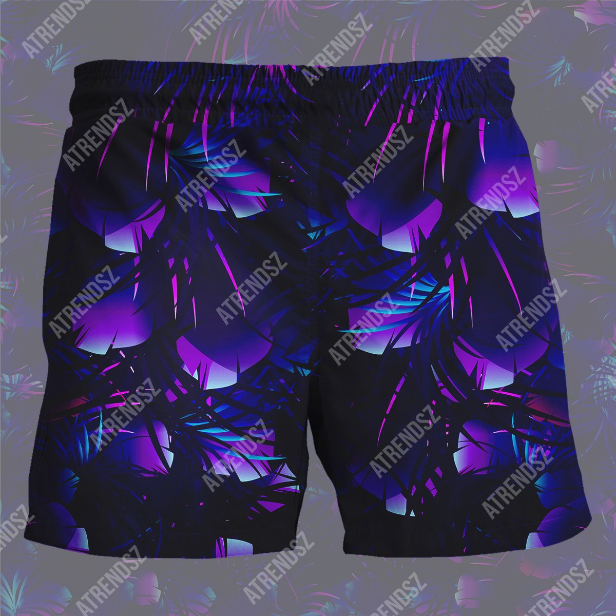 Unifinz Legend Of Zelda Beach Short Dark Blue Majora' Mask Tropical Short Legend Of Zelda Beach Short