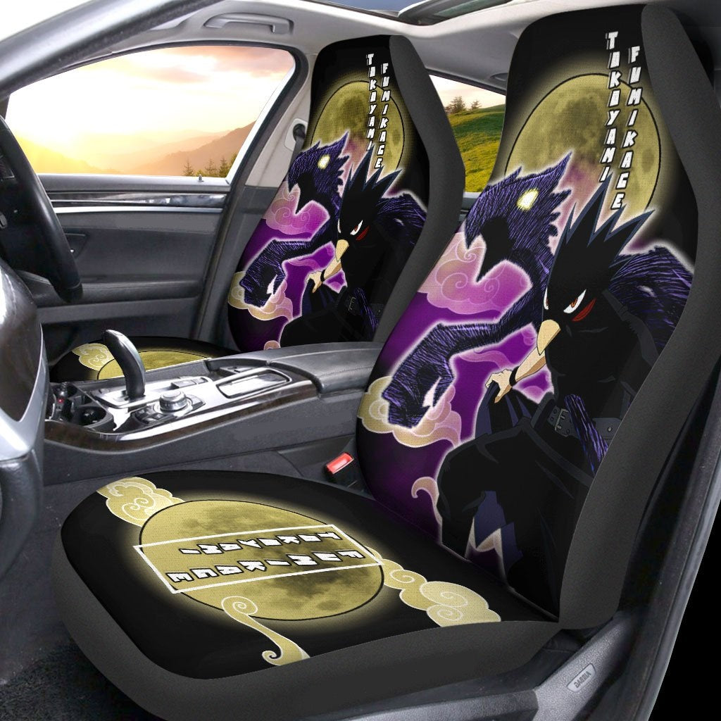 My Hero Academia Car Seat Covers Fumikage Tokoyami Graphic Seat Covers