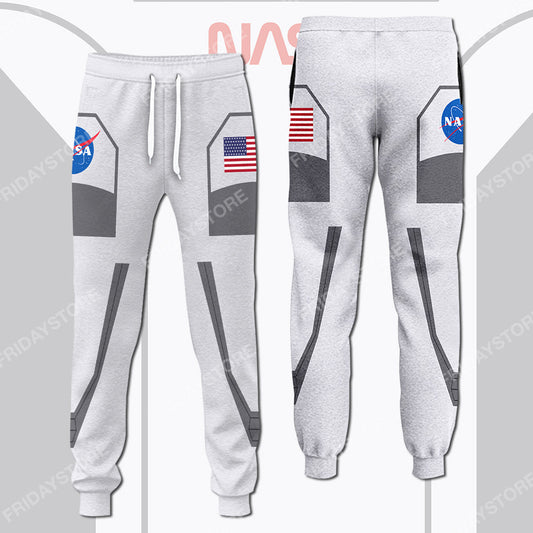 Unifinz NASA Pants New Spacesuits Astronauts Costume Jogger Cool NASA Cosplay Costume Pants 2022