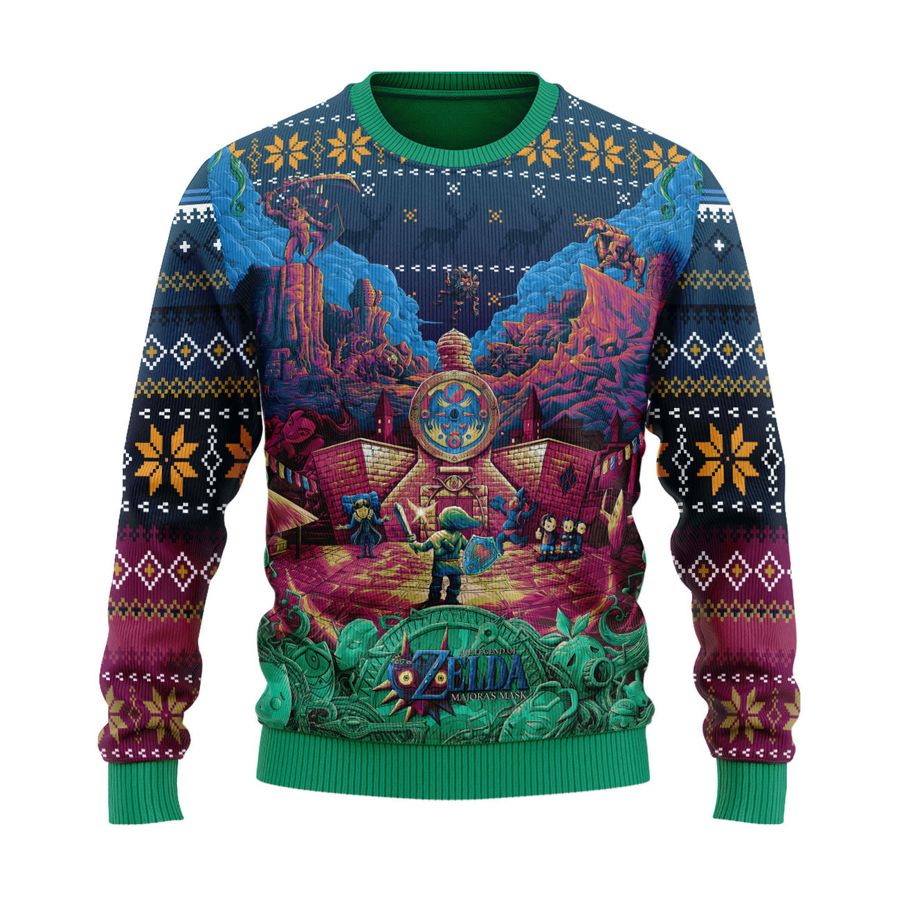 The Legend Of Zelda Sweatshirt Link In The Dungoen Sweatshirt Colorful Unisex