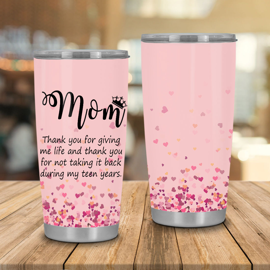 Unifinz Mother Tumbler 20 oz Mom Thank You For Giving Me Life Sublimation Tumbler Awesome Mother Tumbler Cups Mothers Day Gift 2023