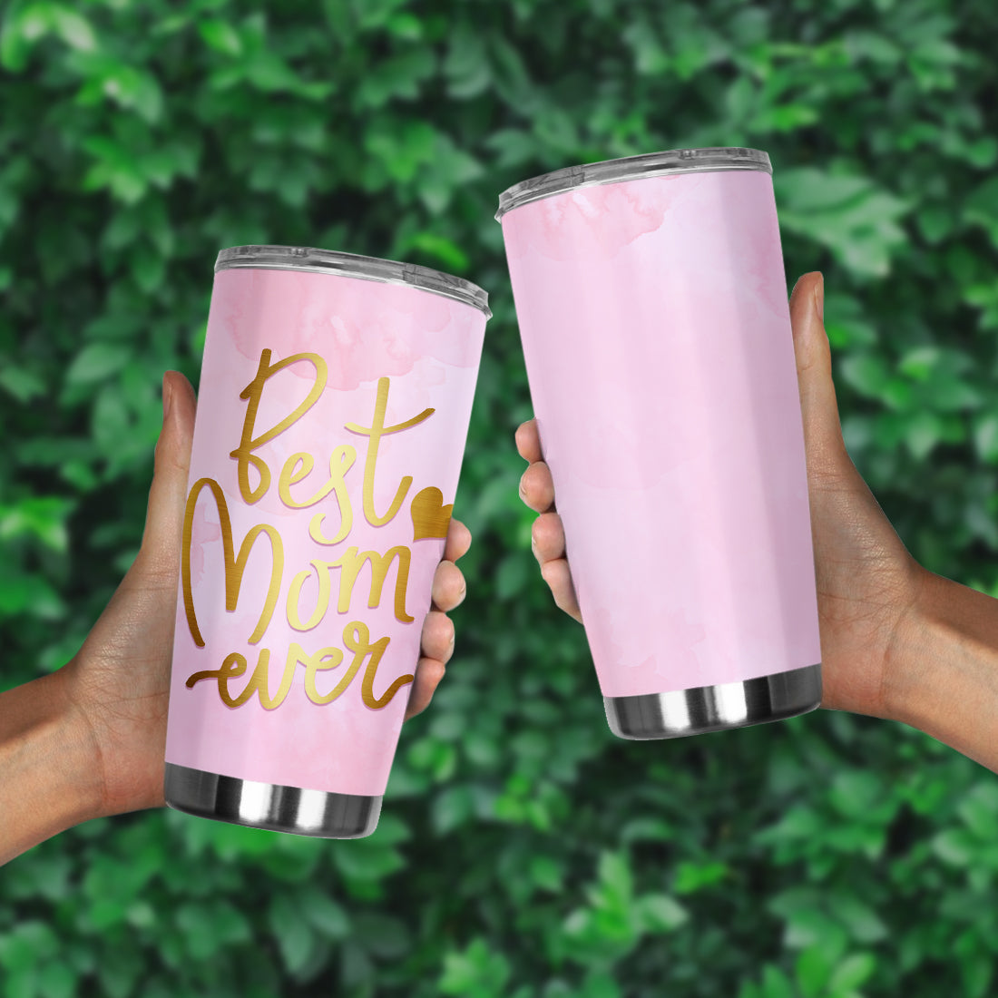 Unifinz Mother Tumbler 20 oz Mother Tumbler Cups Best Mom Ever Sublimation Tumbler Pink Golden Mothers Day Gift 2025
