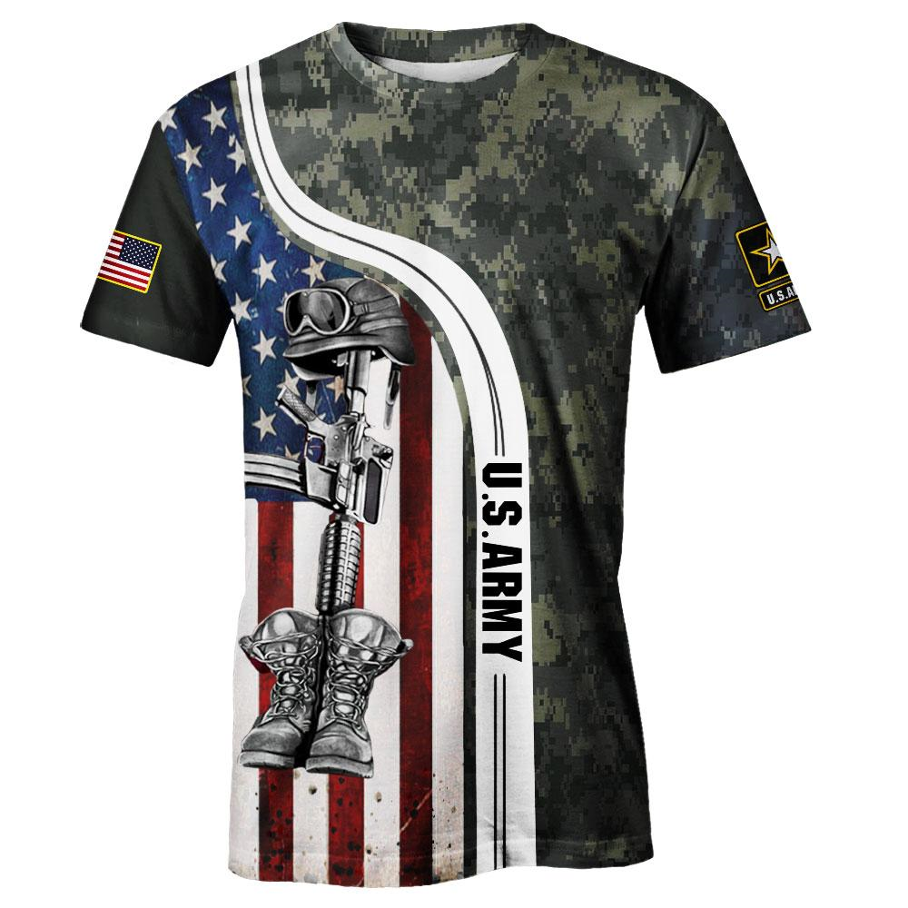 Unifinz Men's Veteran Hoodie US Army Veteran T-shirt Cool Veteran Shirt Military Hoodie Apparel 2024