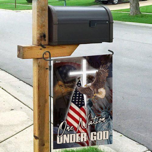 Unifinz 4th Of July Flags One Nation Under God America Flag Garden Flag Independence Day 4th July Gift 4th Of July House Flag 2022