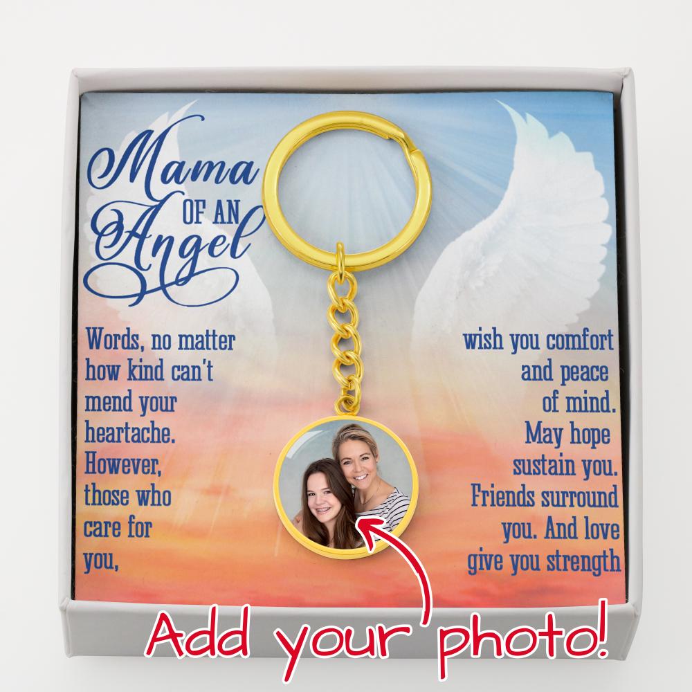 Mama of An Angel Keychain Mother & Daughter Gift Key chain M356