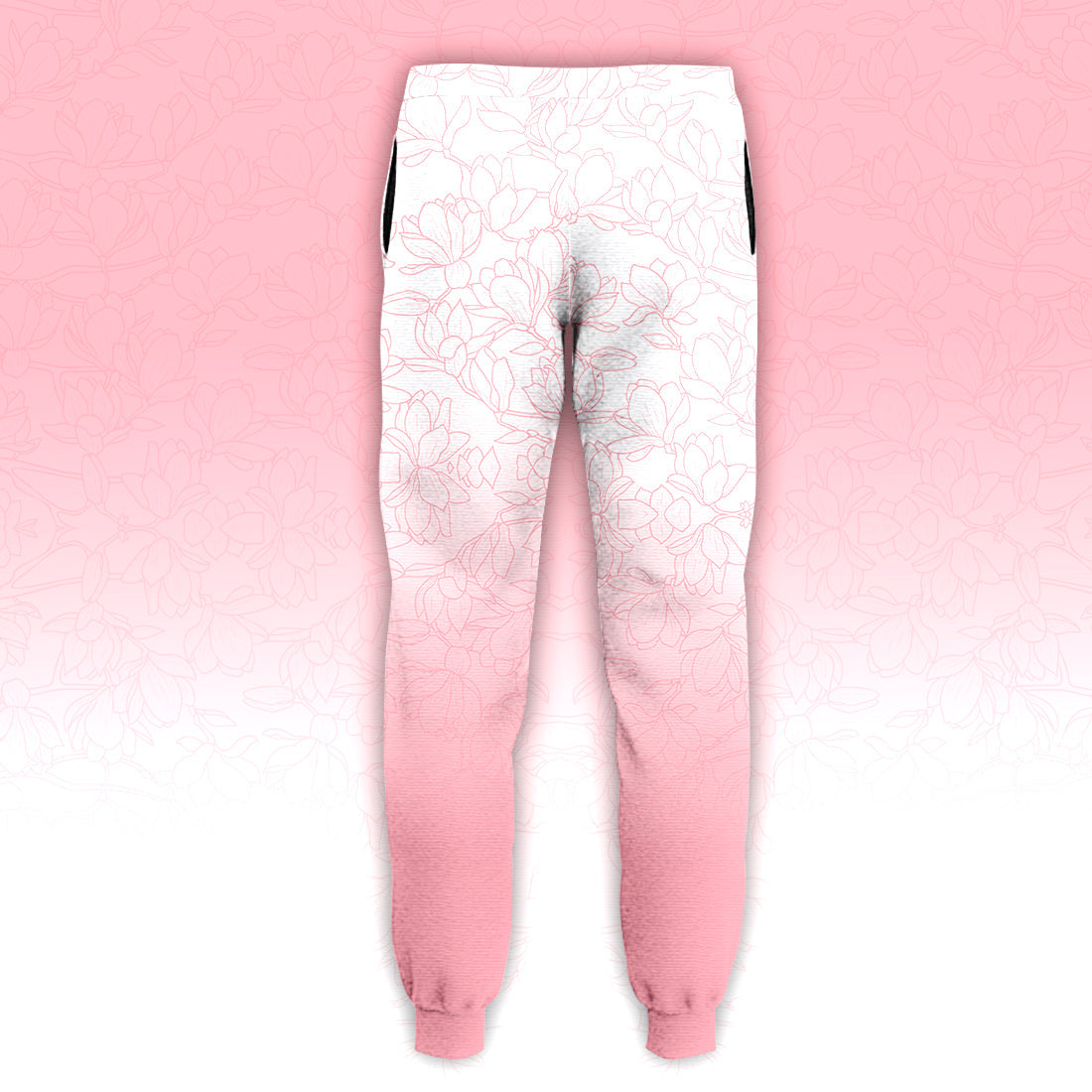 Unifinz DN Pants Princess Mulan Pink Jogger High Quality DN Mulan Sweatpants 2023