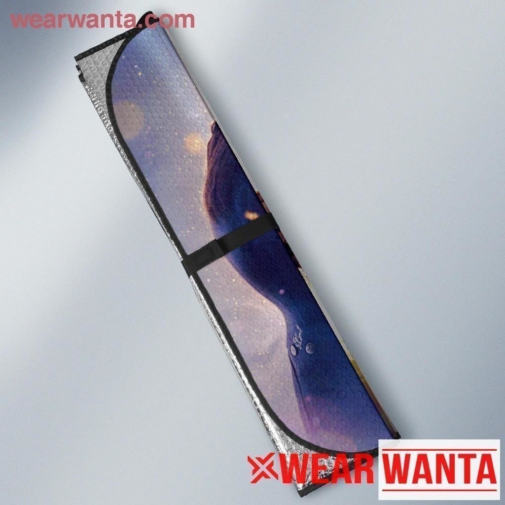 DN Beauty And The Beast Car Sun Shade Beauty And The Beast Dancing Windshield Sun Shade
