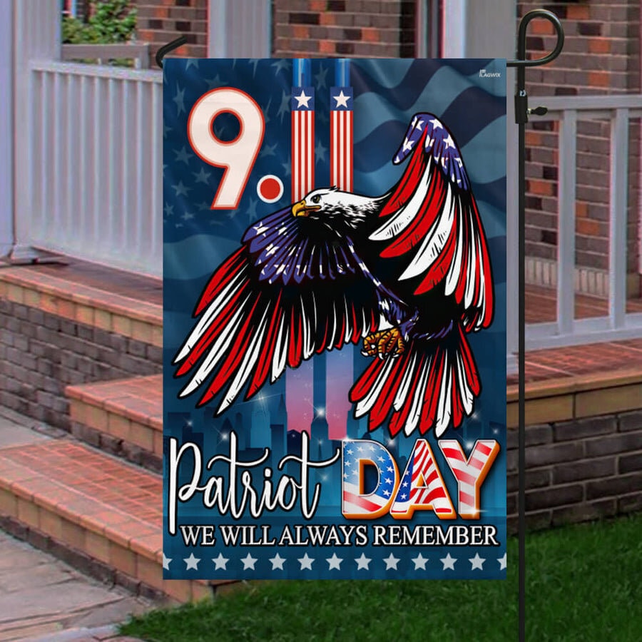Unifinz Patriot Day Garden Flags We Will Always Remember Patriot Day 09-11 Flags Patriot Day House Flags 2023