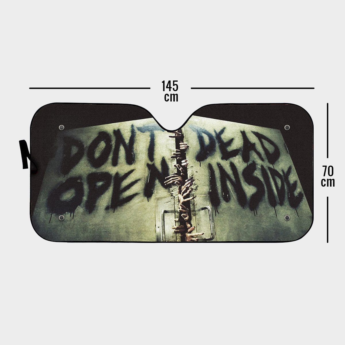 The Walking Dead Car Sun Shade Don't Open Dead Inside Auto Sun Shade