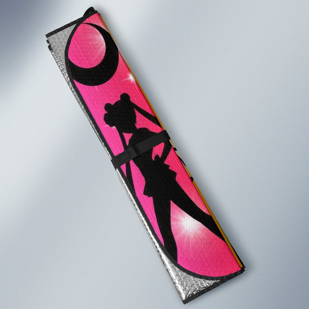 Sailor Moon Car Sun Shade Sailor Moon Team Silhouette Windshield Sun Shade