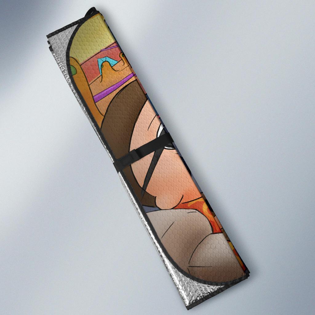 Rick and Morty Car Sun Shade Rick Morty On Vacation Windshield Sun Shade
