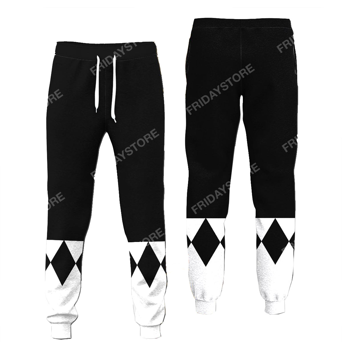 Unifinz Power Ranger Pants Black Power Ranger Costume - Jogger Cool Power Ranger Joggers Power Ranger Cosplay Costume 2022