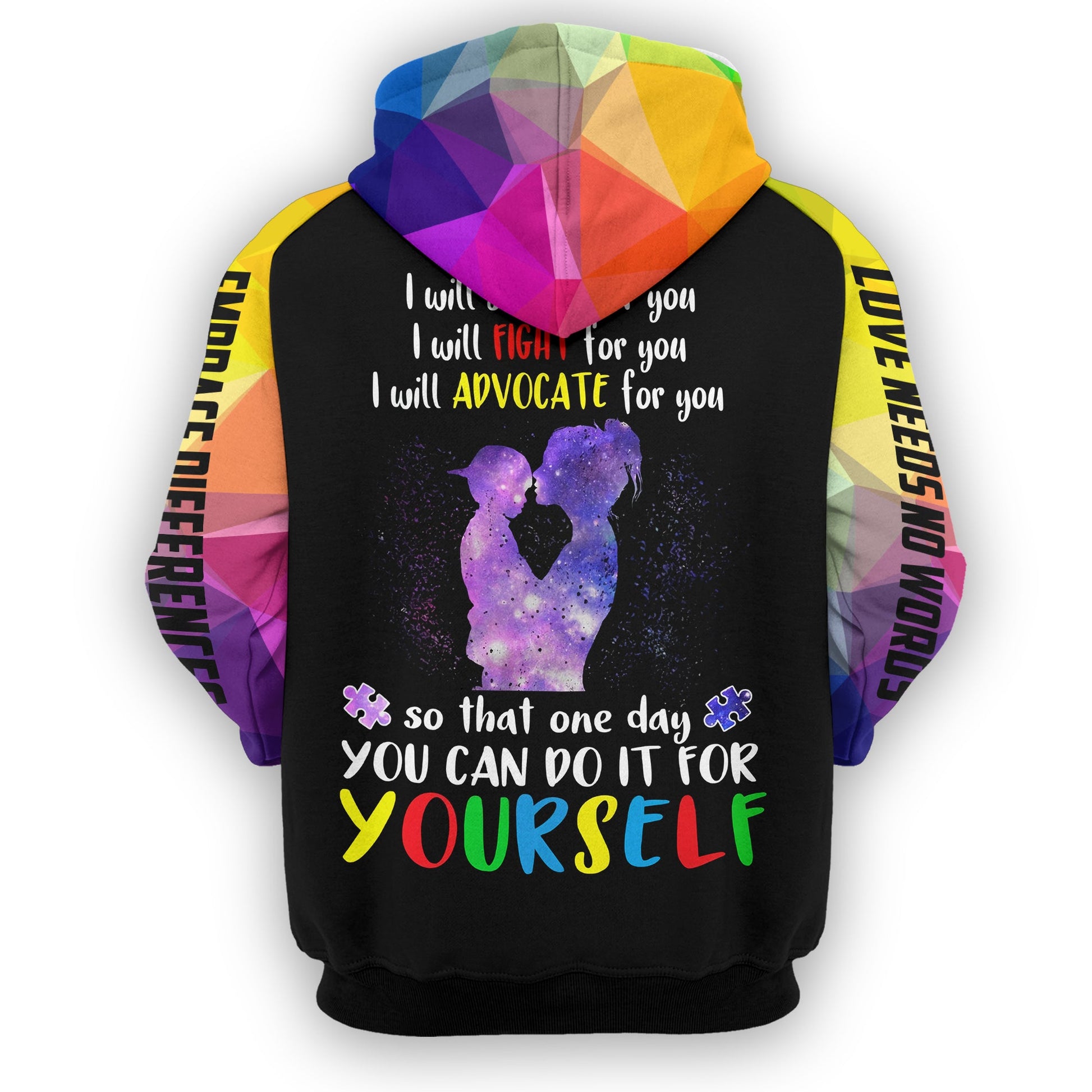 Unifinz Autism Mom Hoodie I Will Speak For You Hoodie Autism Apparel 2023