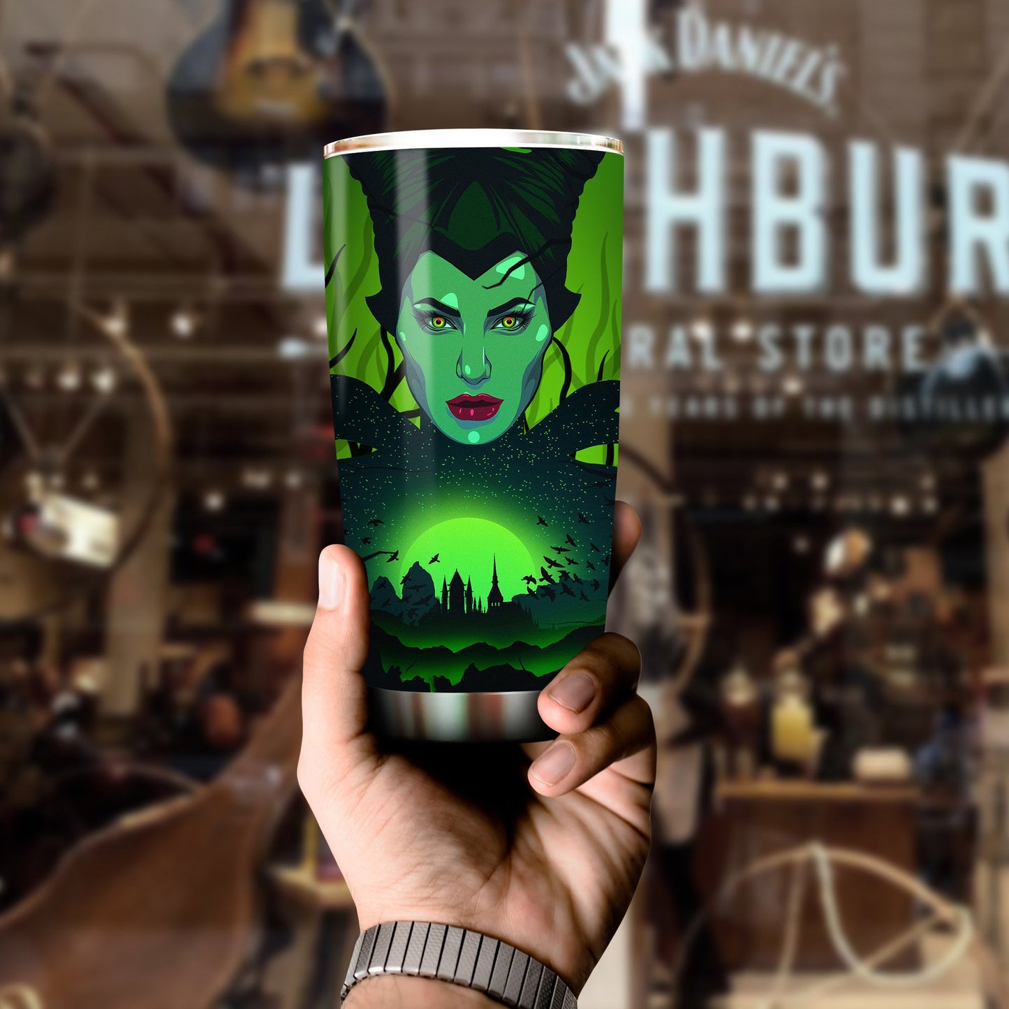 Unifinz DN Maleficent Tumbler Maleficent Beauty Art Disney Villains Tumbler Cup High Quality DN Maleficent Travel Mug 2026
