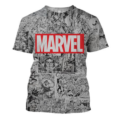 Unifinz MV Hoodie Marvel Comic 3D Print T-shirt Amazing MV Shirt Sweater Tank 2025