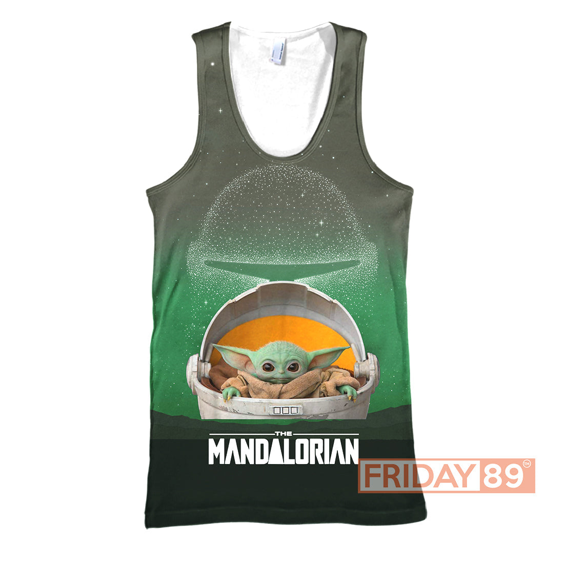 Unifinz SW T-shirt The Child The Mandalorian Baby Yoda All Over Print T-shirt SW Hoodie Sweater Tank 2026