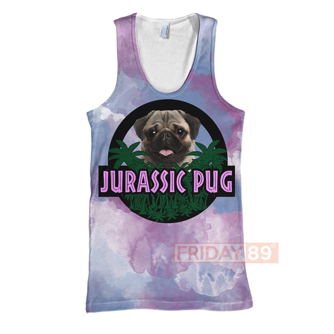 Unifinz Dog Hoodie Jurassic Pug Tie Dye T-shirt Amazing High Quality Dog Shirt Sweater Tank 2024