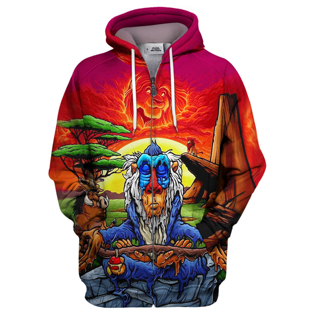 Unifinz DN LK T-shirt Mediating Rafiki 3D Print T-shirt Awesome DN LK Hoodie Sweater Tank 2022